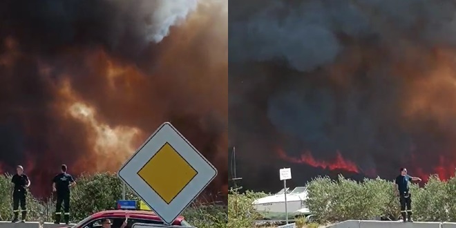 VIDEO Vatrogasci u borbi sa strašnim požarom