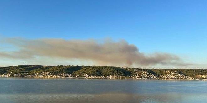 Vatrogasci se i danas bore s velikim požarom na Čiovu, opožareno oko 450 hektara