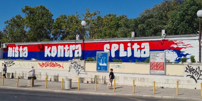 NIŠTA KONTRA SPLITA Novi grafit na Pazaru