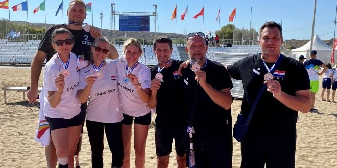 11 medalja za Hrvatsku na Mediteranskim igrama sportova na pijesku, igrala se i sjedeća odbojka