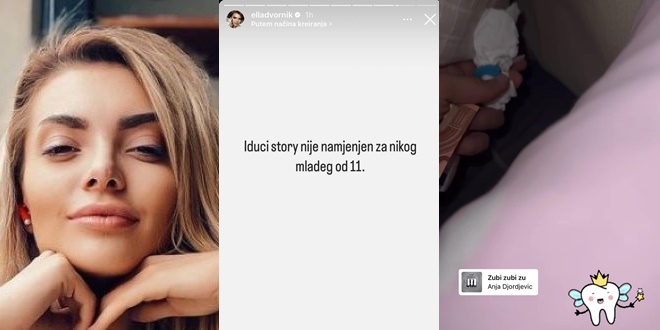 Ella Dvornik Pearce objavila story koji nije za mlađe od 11