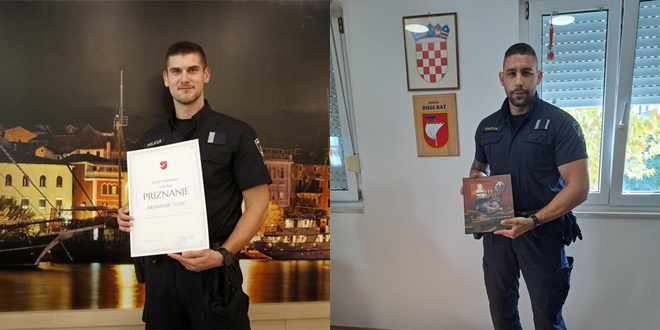 FOTO Nagrađeni najbolji policijski službenici na području Omiša, Dugog Rata, Šestanovca, Zadvarja i Makarske