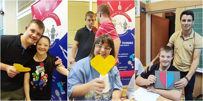 FOTOGALERIJA 'Meštri o' tehnike' održali tehničku radionicu u Udruzi za sindrom Down-21