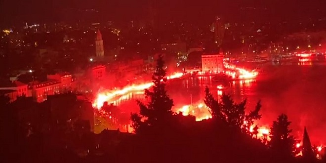 VIDEO ZA NAJEŽIT SE: Gori sve u čast Hajdukovog rekorda! 