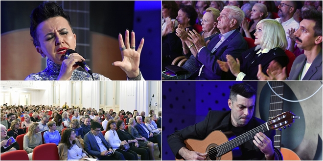 FOTO/VIDEO: KONCERT ZA PAMĆENJE Amira Medunjanin oduševila u koncertnoj dvorani Ive Tijardovića