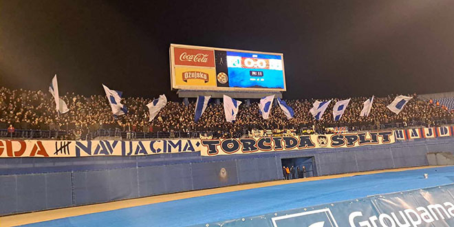 VIDEO: Torcida opet realizirala koreografiju 'mrzim Dinamo'