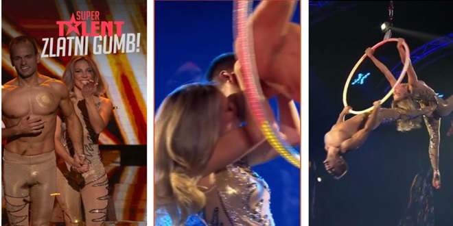 MARTININ ZLATNI GUMB Tijana i Marko oduševili spektaklom na zračnom obruču