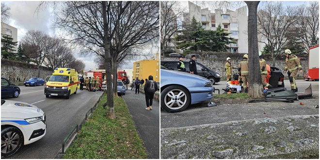 Nesreća u Splitu, na intervenciji i vatrogasci