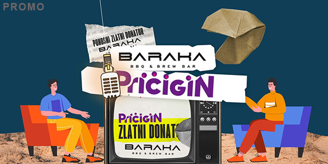 Pričigin objavio: Baraka je zlatni donator festivala! 