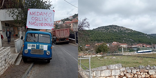 FOTO/VIDEO Buna protiv novog kamenoloma u Marini: 'Općina će napraviti sve da ne zaživi'