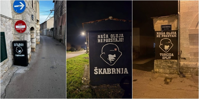 SDP SPLIT 'Proustaški murali izravno ugrožavaju hrvatske granice'