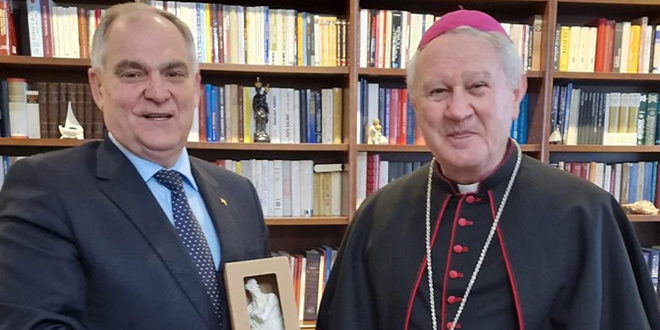 Župan Blaženko Boban kod nadbiskupa Zdenka Križića