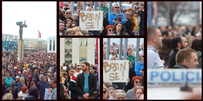 FOTO/VIDEO: 'ZAKAZAO JE SUSTAV' Tisuće ljudi u suzama na prosvjedu zbog Luke Bančića