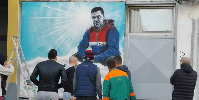 Novi mural u čast legendarnom pripadniku Torcide