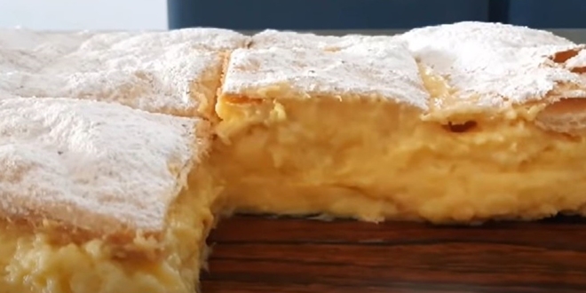 RECEPT Domaće kremšnite