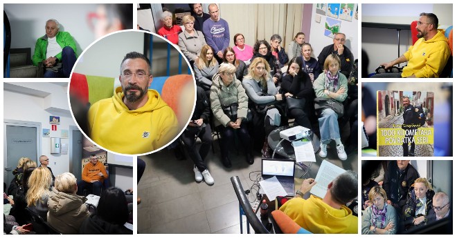 GK KAŠTELA: Predstavljena knjiga '1000 kilometara povratka sebi' Borisa Trupčevića 
