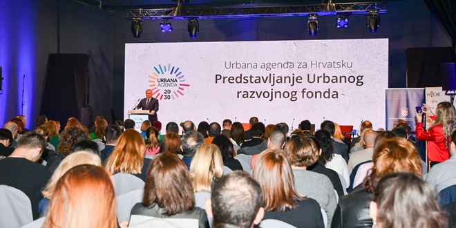 Ministarstvo regionalnoga razvoja i fondova Europske unije i Hrvatska banka za obnovu i razvitak predstavili Urbani razvojni fond