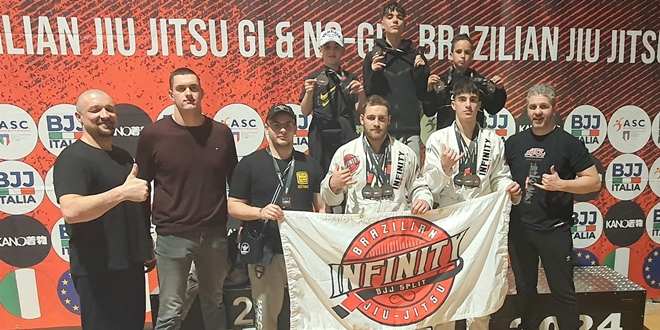 JIU JITSU Splitska akademija Infinity BJJ osvojila 12 zlatnih medalja na prvenstvu u Italiji