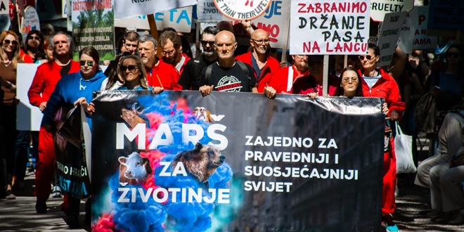Održan 4. Marš za životinje, podršku dao i Goran Višnjić