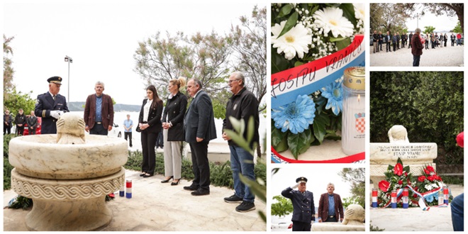 VRIJEME NE LIJEČI SVE RANE: Vijenci i cvijeće pred spomenik poginulom Josipu Vraniću na Kašjunima