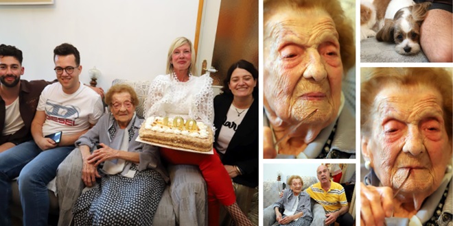 VIDEO Gospođa Rina Lukšić danas je proslavila 100. rođendan