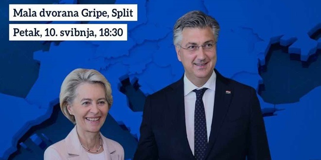 U PETAK: Središnji skup EPP-a i HDZ-a u Splitu