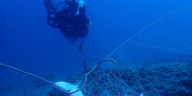 FOTO/VIDEO Počelo vađenje zaostalih ribolovnih alata u Parku prirode Telašćica