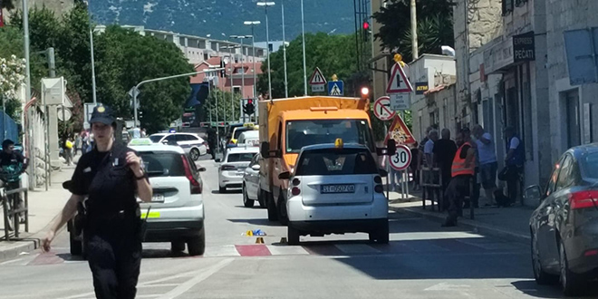 Oboren pješak u Livanjskoj, policija obavlja očevid