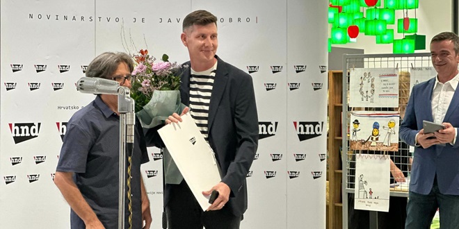 Splitski dopisnik Nove TV osvojio HND-ovu nagradu za lokalno televizijsko novinarstvo