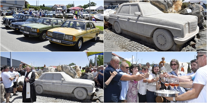  FOTO/VIDEO: U Imotskom otkriven spomenik Mercedesu