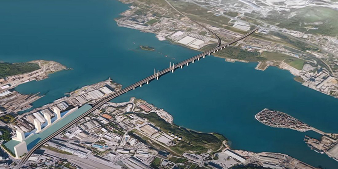 Završena Maritimna studija mosta preko Kaštelanskog zaljeva