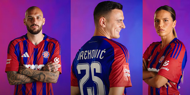 VIDEO: Pogledajte nove Hajdukove dresove