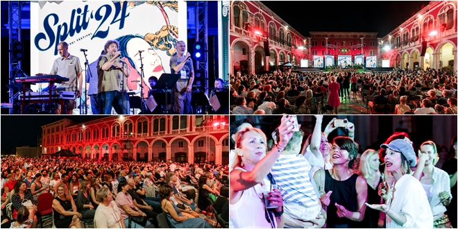 FOTOGALERIJA Nezaboravne glazbene noći na Prokurativama: Sinoć spektakl TBF-a i Jazz Orkestra HRT-a, sutra Jubilej Tea Trumbića