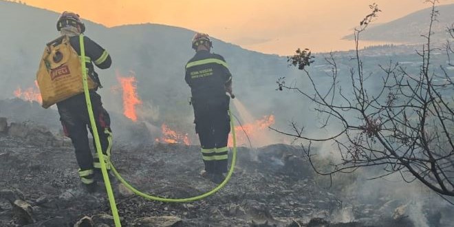 Na požarištu u Segetu 66 vatrogasaca, podignute i zračne snage