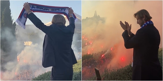 VIDEO ZA NAJEŽIT SE: Pogledajte najdojmljiviji trenutak s dočeka na Poljudu!