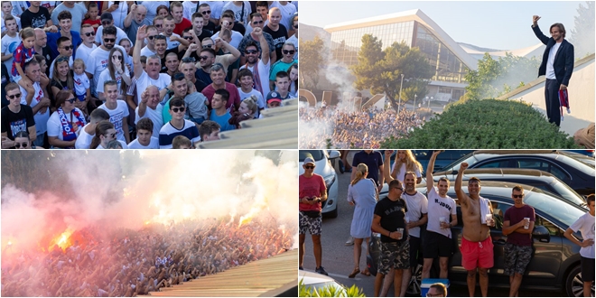 FOTOGALERIJA Među stotinama koje su dočekale Rakitića bio i Miro Bulj