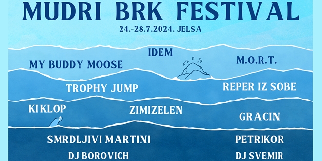 MUDRI BRK: U srijedu počinje najšarmantniji glazbeni festival na Jadranu