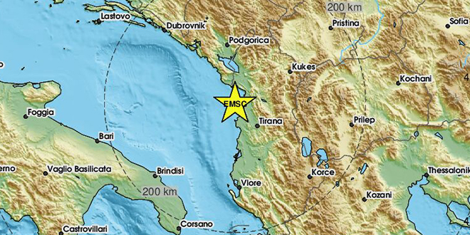 POTRES U ALBANIJI: Osjetio se i u Dubrovniku