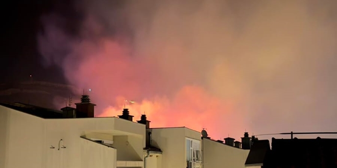 VIDEO: POŽAR U RUDINAMA Na terenu su sva kaštelanska vatrogasna društva