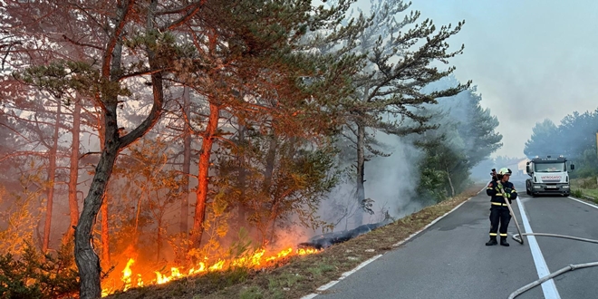 Pijan izazvao požar u Glavini Donjoj