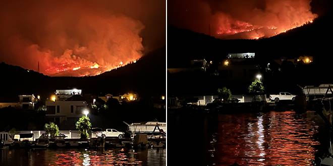 VIDEO Vatrogasci se još bore s požarom iznad Segeta