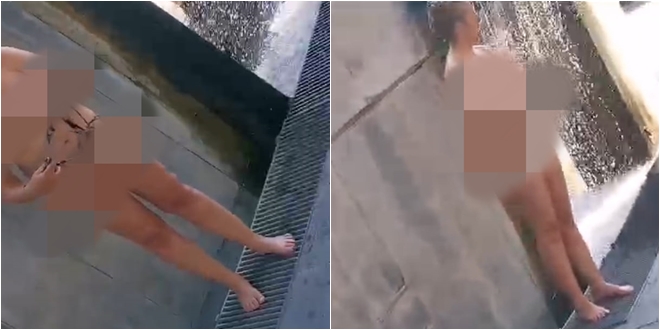 VIDEO Žena se gola kupala u Đardinu dok su se iza nje igrala djeca