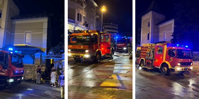 VIDEO: SPLIT Planula Vila Plevna, jedna je osoba prevezena u bolnicu