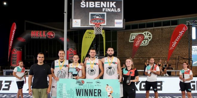 FOTO Ekipa Liman Cerex pobijedila u velikom šibenskom finalu PRO 3x3 Tour 2024.