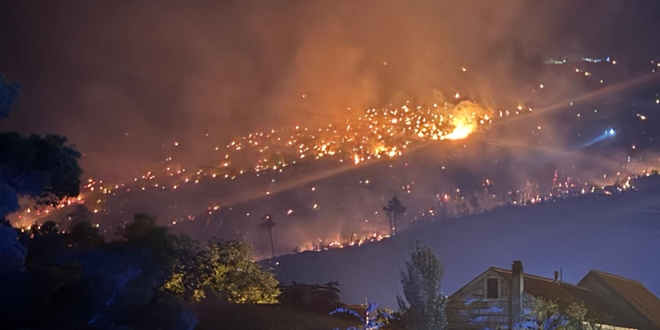 FOTO/VIDEO: OPET GORI U ŽRNOVNICI Pojačavaju se vatrogasne snage na terenu