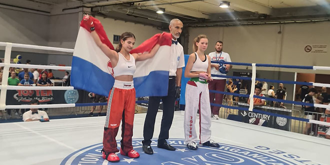 Ema Žaja i Mateo Ravlić osvojili juniorsko Prvenstvo svijeta u kickboxingu!