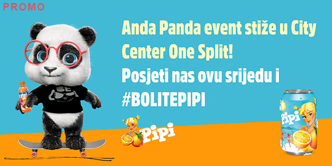 Anda Panda stiže u City Center one Split!