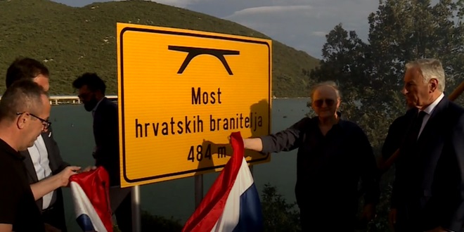 Most Bistrina preimenovan u Most hrvatskih branitelja