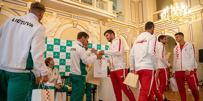 DAVIS CUP: U borbi za prvi bod u Varaždinu Borna Gojo i Vilius Gaubas