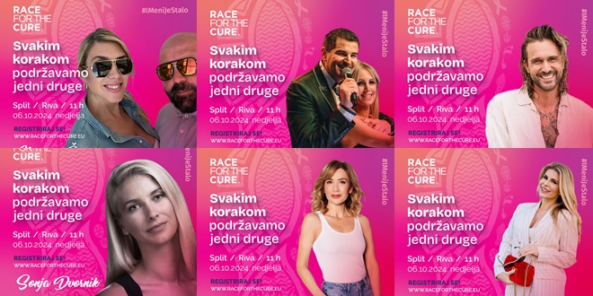 RACE FOR THE CURE Od poznatih lica do školaraca - mnogi će trčati u Splitu za zdravlje